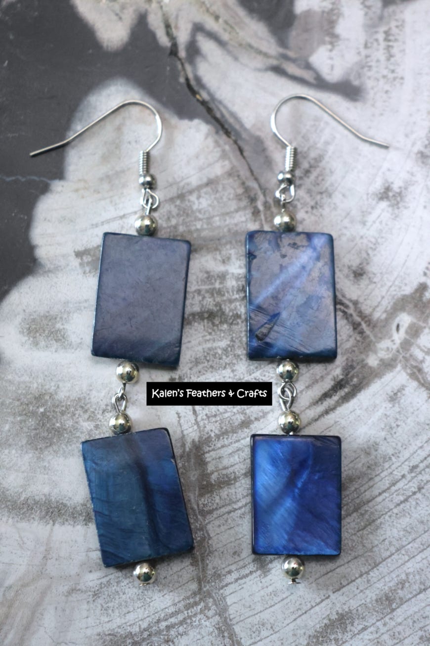 Kalen's Feathers & Crafts - Shell Earrings